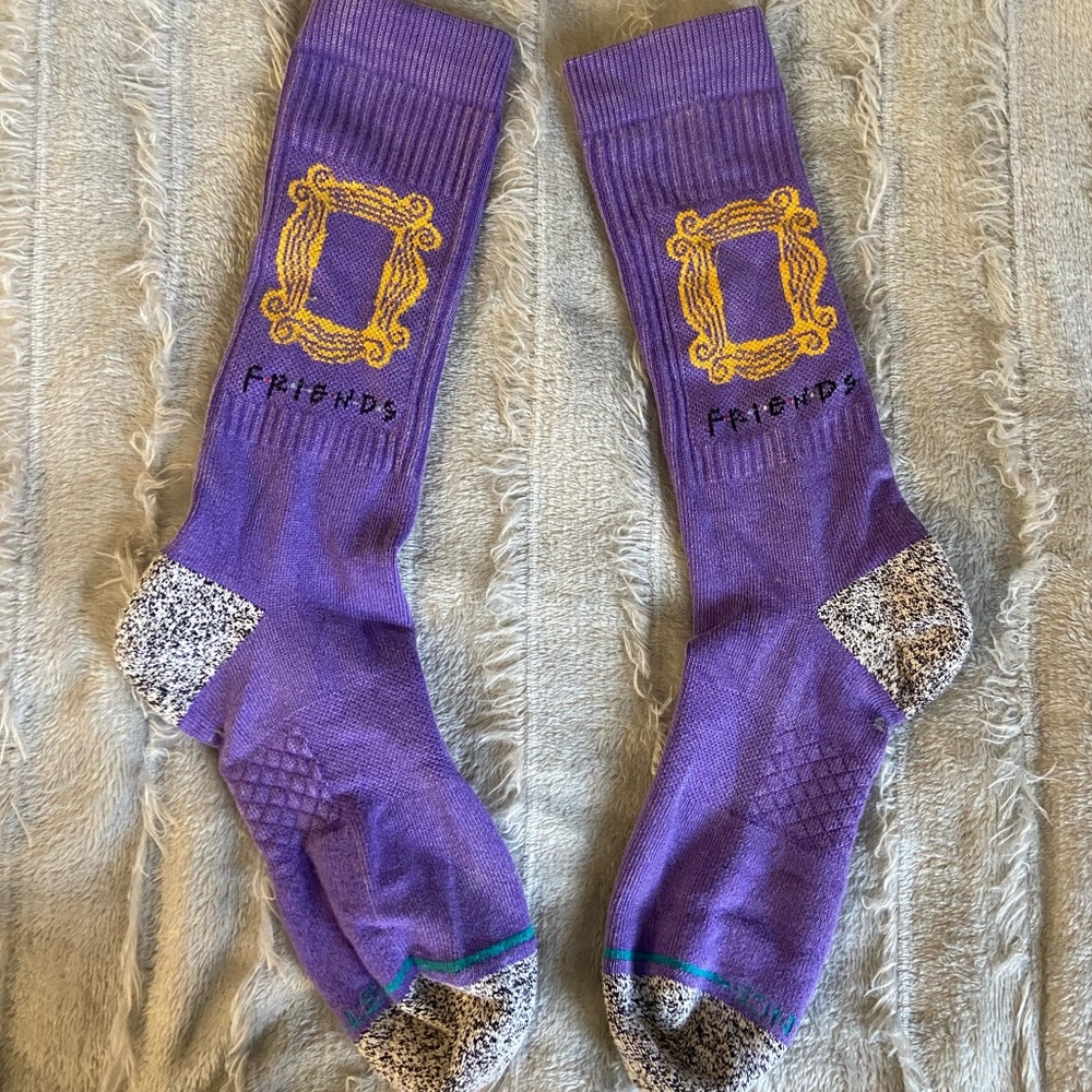 Stance Friends Purple Crew Socks